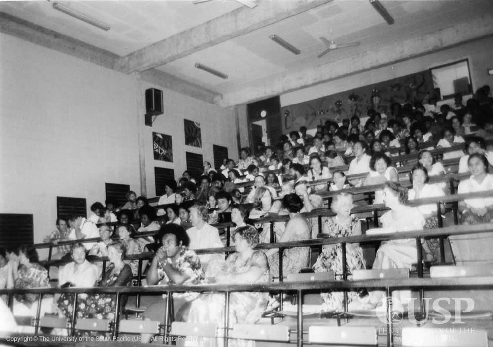 “Lecture theatre, 1979” Source: http://50.usp.ac.fj