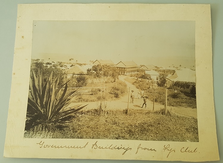 “Government Buildings from Fiji Club” Source: R. D. Fitzgerald, Fii Museum P32-4/150