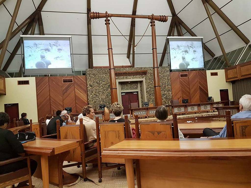 “Fiji History Group visit to Great Council of Chiefs complex, 2018” Source: Nicholas Halter 2018