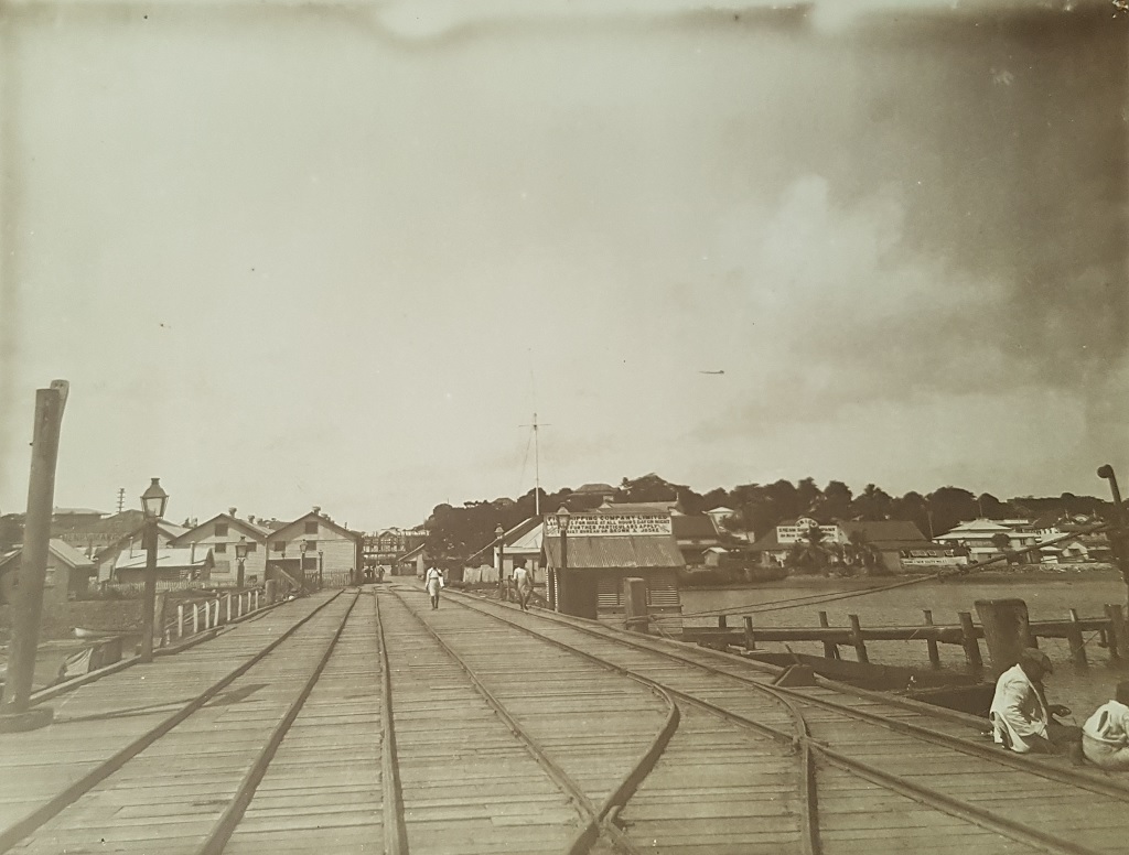 “First Suva Wharf, (behind Post Office), n.d.” Source: Cainnes Studios, Fiji Museum P32.4/50