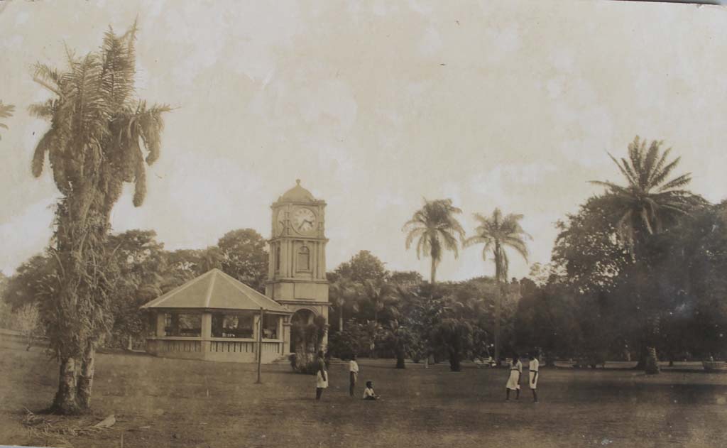 “Band rotunda, Thurston Gardens, 1920s”, Wishart Ryan, Source: Fiji Museum P32.4/23