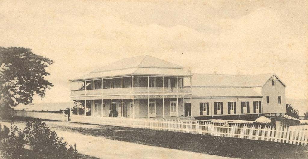 “Q.V. Memorial Hall, Suva, Fiji”, Unknown, c1904, shortly after completion. Source: Max Quanchi and Max Shekleton, An Ideal Colony and Epitome of Progress: Colonial Fiji in Picture Postcards, forthcoming.
